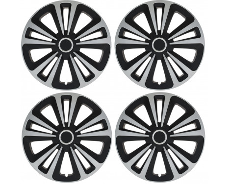 Wheel Cover Set Terra Ring Mix Silver / Black 15 Inch, Image 2