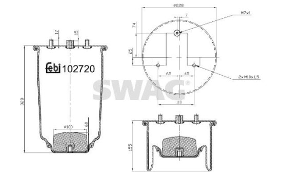 air spring bellows air spring bellows