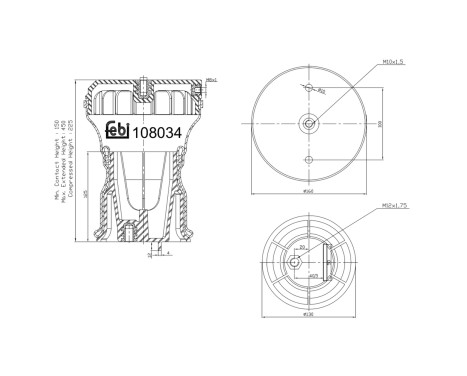 Bellow, air suspension