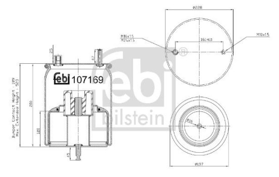 Bellow, air suspension