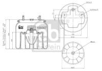 Bellow, air suspension