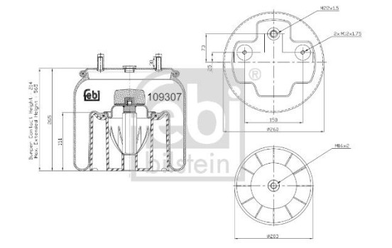 Bellow, air suspension