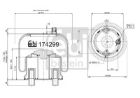 Bellow, air suspension