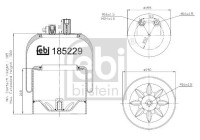 Bellows, air suspension