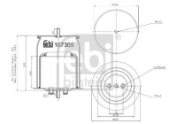 Bellows, air suspension