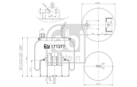 Bellows, air suspension