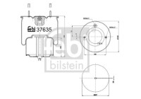 Bellows, air suspension