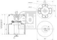 Bellows, air suspension