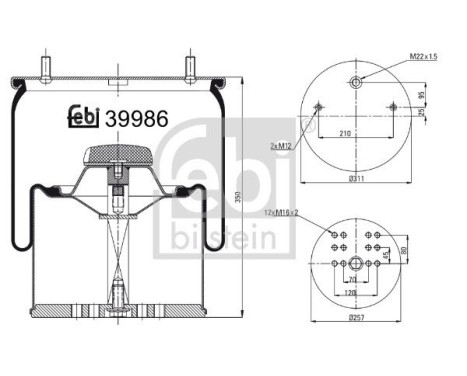 Bellows, air suspension