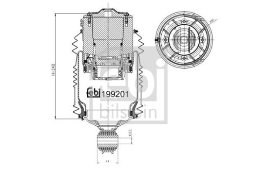 Bellows, air suspension, Image 3