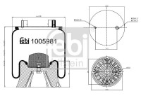 Bellows, air suspension