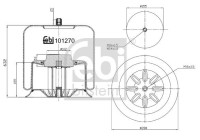 Bellows, air suspension