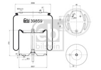 Bellows, air suspension