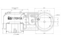 Spring bellows, air suspension