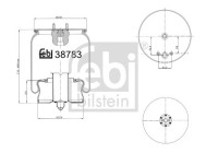 Spring bellows, air suspension