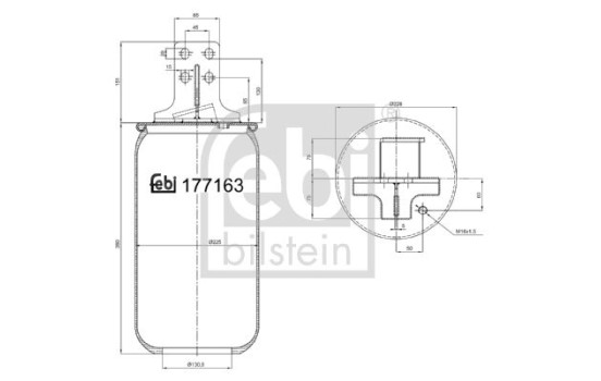 Spring bellows, air suspension