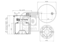 Spring bellows, air suspension
