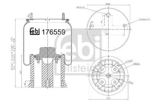 Spring bellows, air suspension