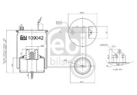 Spring bellows, air suspension