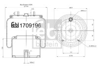 Spring bellows, air suspension
