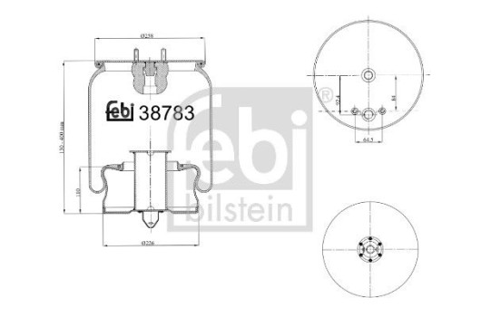 Spring bellows, air suspension