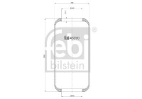 Spring bellows, air suspension