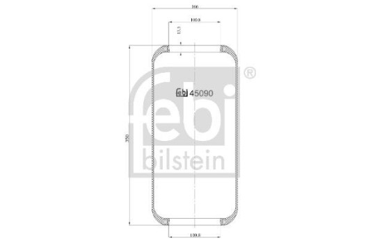 Spring bellows, air suspension