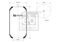 Spring bellows, air suspension