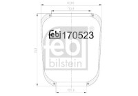 Spring bellows, air suspension