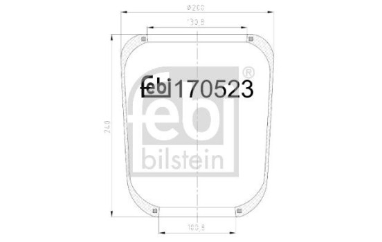 Spring bellows, air suspension