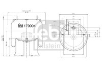 Spring bellows, air suspension