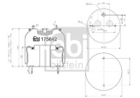 Spring bellows, air suspension