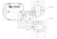 Spring bellows, air suspension