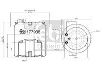 Spring bellows, air suspension