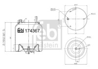 Spring bellows, air suspension