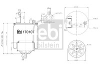 Spring bellows, air suspension
