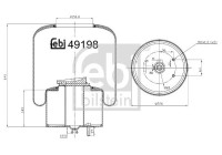 Spring bellows, air suspension