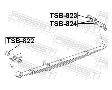 Bush, leaf spring, Image 2