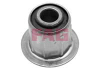 Spacer sleeve, leaf spring