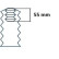 Dust cover, shock absorber 910355 Kayaba