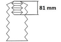 Dust cover, shock absorber 910367 Kayaba