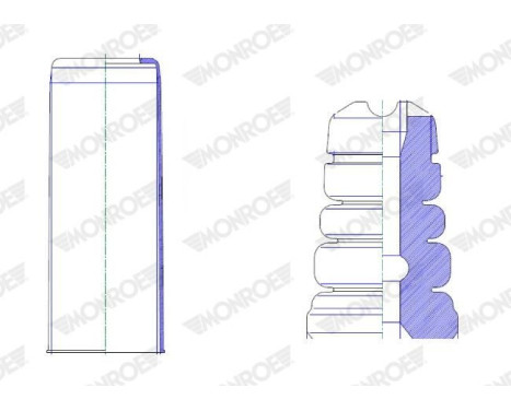 Dust cover, shock absorber PK475 Monroe, Image 2