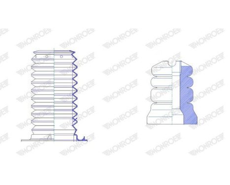 Dust cover, shock absorber PK477 Monroe, Image 2