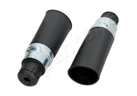 Dust cover, shock absorber