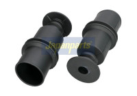 Dust cover, shock absorber