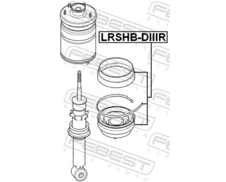 Protective Cap/Bellow, shock absorber, Image 2