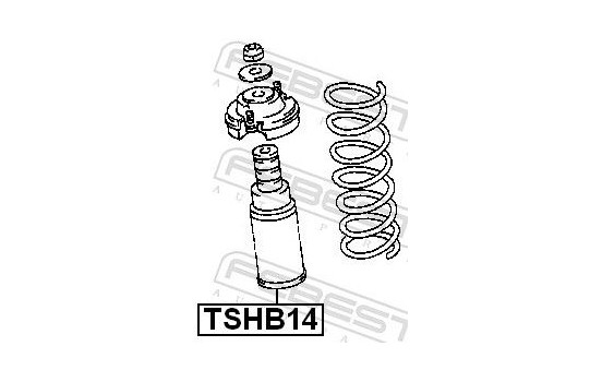 Protective Cap/Bellow, shock absorber, Image 2