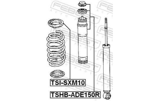 Protective Cap/Bellow, shock absorber, Image 2