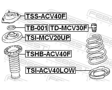 Protective Cap/Bellow, shock absorber, Image 2