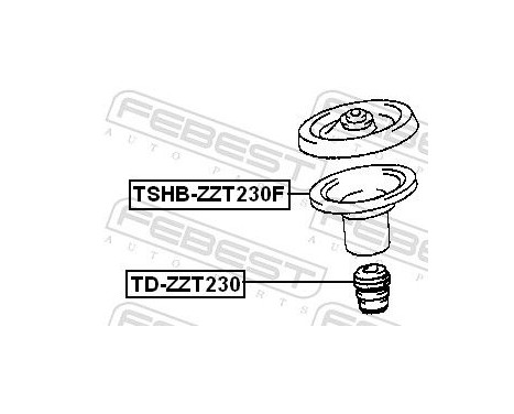 Protective Cap/Bellow, shock absorber, Image 2